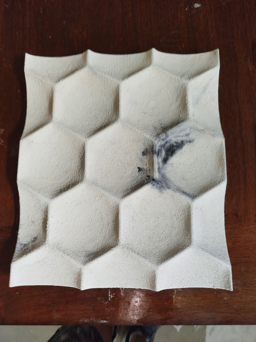 Panneau décoratif nid d'abeille
