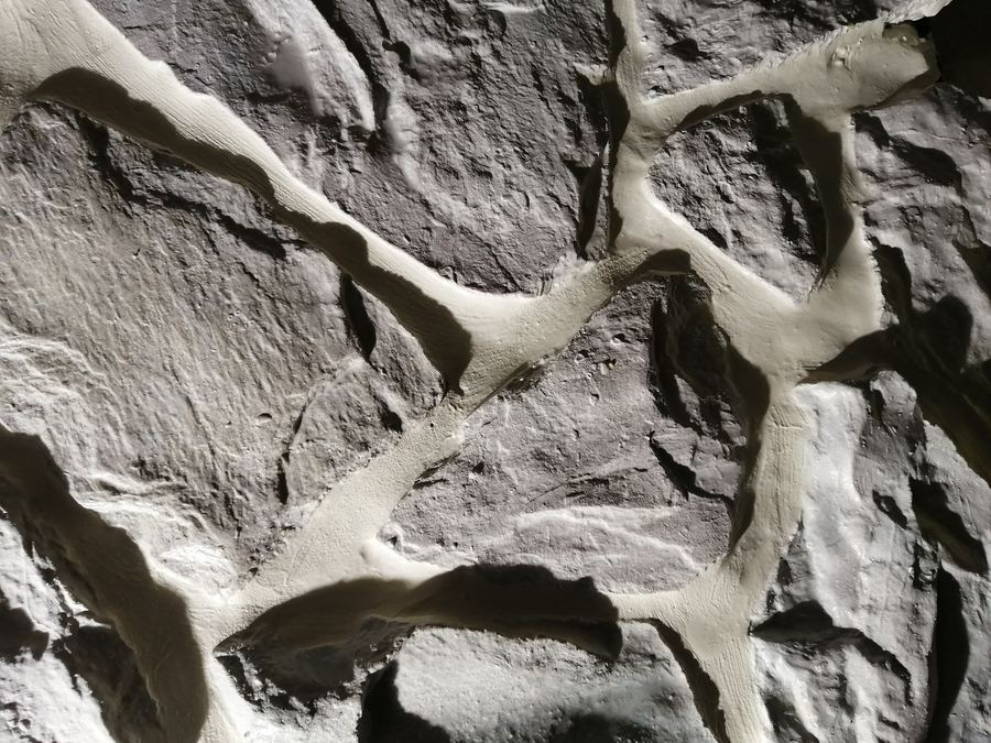Texture de pierre, détail du relief
